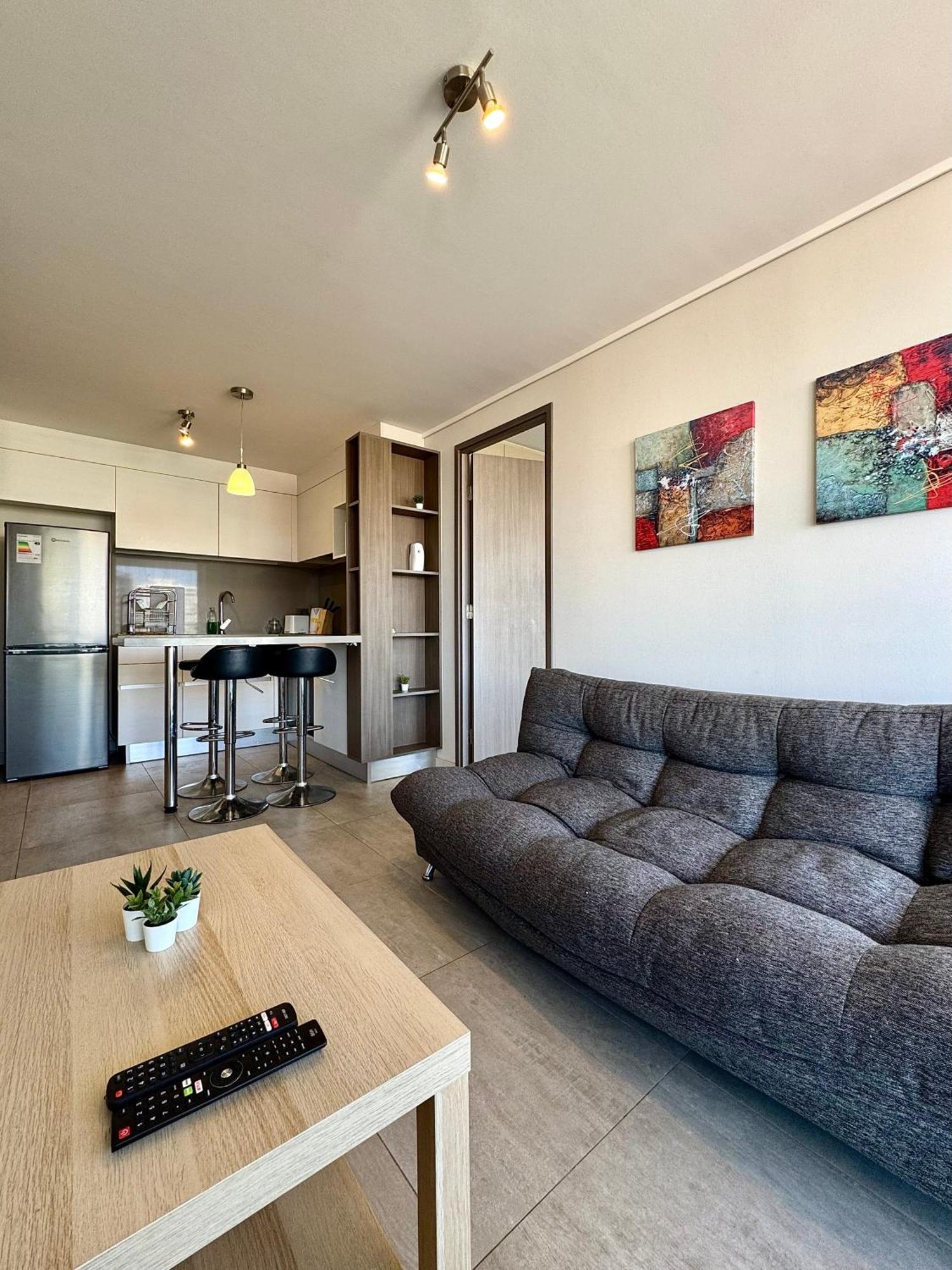 Hermoso Departamento Cerca De La Playa - Renaca Apartamento
