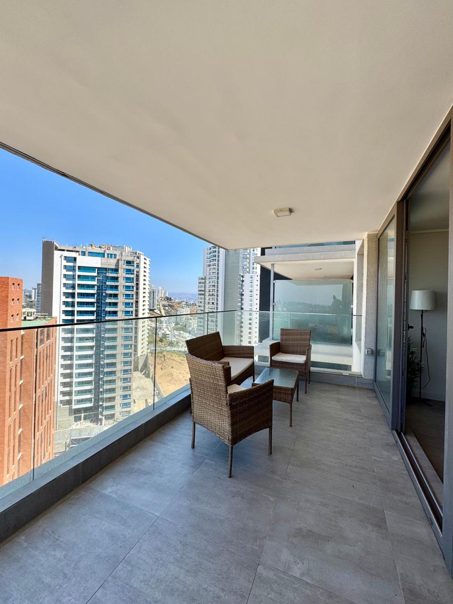 Hermoso Departamento Cerca De La Playa - Renaca Apartamento